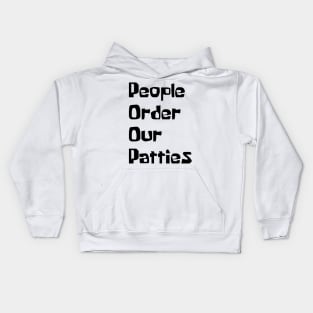 P.O.O.P. (People Order Our Patties) Kids Hoodie